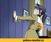 Amagi-Brilliant-Park-Anime-биться-головой-в-этом-посте-Anime-Гифки-1480809.gif