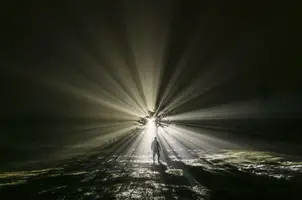 man-the-field-tree-night-mysticism-light-rays.webp