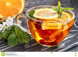ле-мяты-к-юквы-ф-ористического-чая-оранжевый-71095113.webp