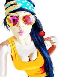 Painting_Art_Lollipop_Brunette_girl_Glasses_520340_794x1024.webp
